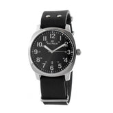 Folli Follie Black Leather Watch -   -  Folli Follie.
